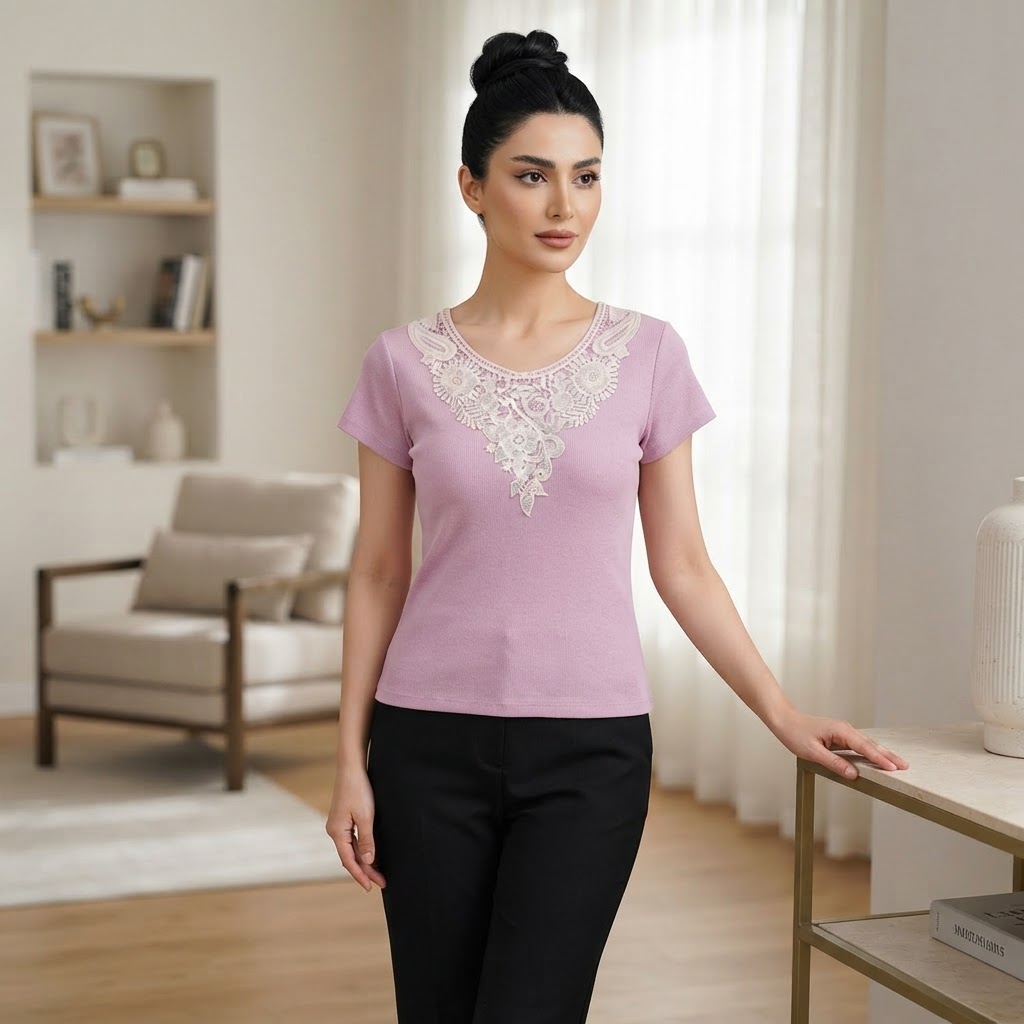 تیشرت زنانه /گیپور